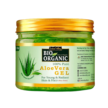 Indus Valley Bio Organic Aloe Vera Gel 100% Pure