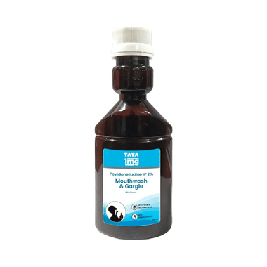 Tata 1mg 2% Gargle and Mouthwash (Povidone Iodine) Mint