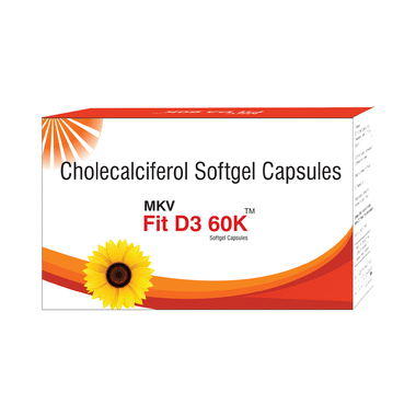 MKV Fit D3 60K Softgel Capsule