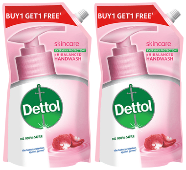Dettol Skincare Handwash Refill Pack Buy 1 Get 1 Free