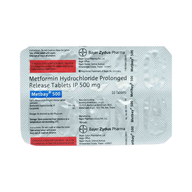 Metbay 500 Tablet PR