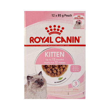 Royal Canin Kitten Wet Food Stage 3 Up To 12 Months (85gm Each)