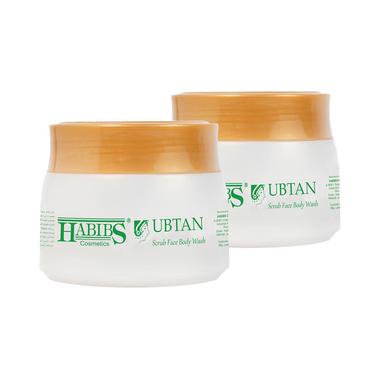 Habibs Ubtan Scrub Face Body Wash Powder (100gm Each)