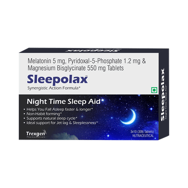 Trexgen Sleepolax Sleep Aid Tablet