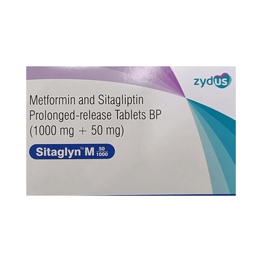 SITAglyn M 50mg/1000mg Tablet PR