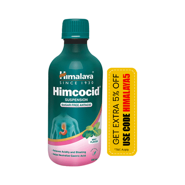 Himalaya Himcocid Sugar Free Suspension| Antacid Mint