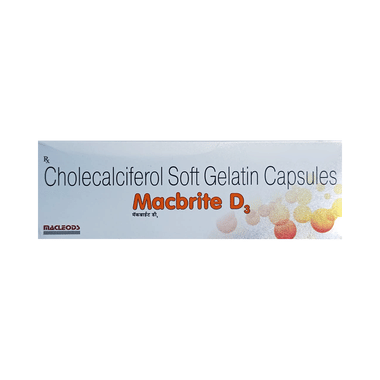 Macbrite D3 Soft Gelatin Capsule