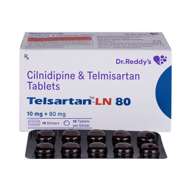 Telsartan LN 10mg/80mg Tablet