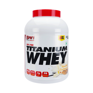 San 100% Pure Titanium Whey Vanilla Butterscotch