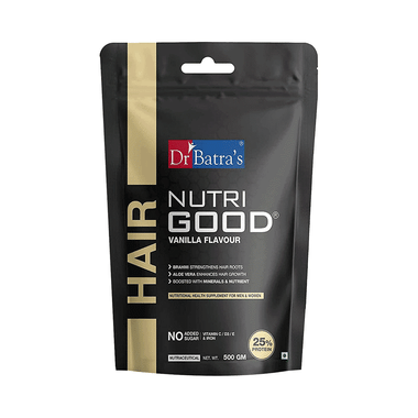 Dr Batra's Nutri Good With Brahmi & Aloe Vera | For Hair Care | Flavour Vanilla