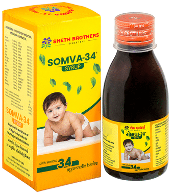 Somva 34 - Immunity Booster for Kids - Made of 34 Ayurvedic Herbs