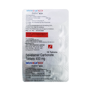 Sevhold 400mg Tablet