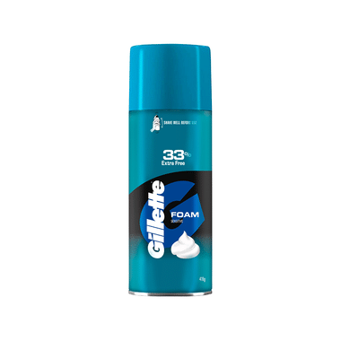 Gillette Sensitive Foam 33% Extra Free