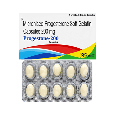 Progestone 200mg Soft Gelatin Capsule