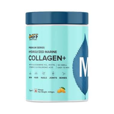 MyFitFuel Premium Series Hydrolyzed Marine Collagen+ With Glucosamine Mango
