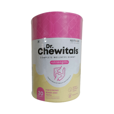 Maypharm Lifesciences Dr. Chewitals Complete Wellness Gummies Stength Mango & Strawberry