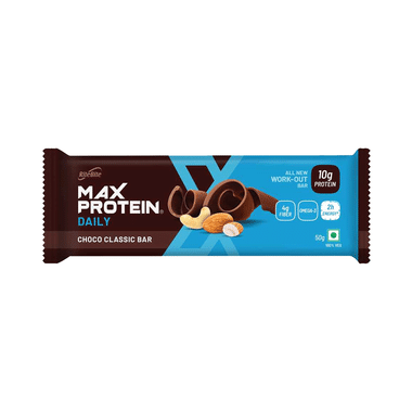 RiteBite Max Protein Daily 10 Gm Protein Bar Choco Classic