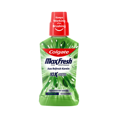 Colgate Fresh Tea MaxFresh Plax Antibacterial Mouth Wash