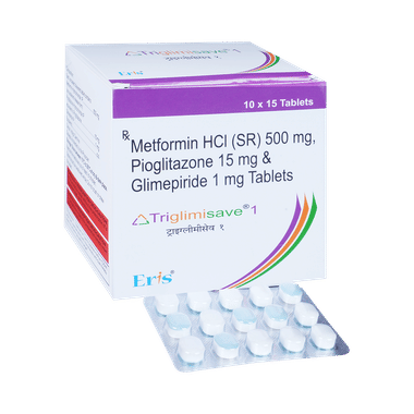 Triglimisave 1 Tablet SR