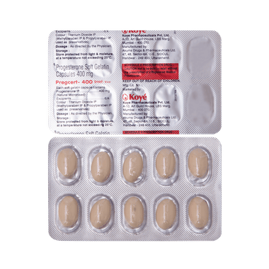 Pregcert 400mg Capsule