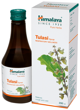 Himalaya Wellness Himalaya Tulasi Syrup | Respiratory Wellness | Helps Relieve Cough and Cold
