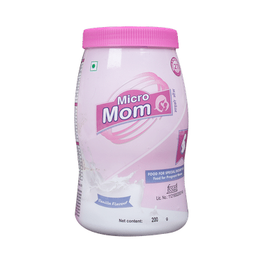 Micromom Powder for Nutritional Support During Pregnancy and Lactation | Flavour Vanilla