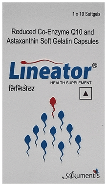 Lineator Astaxanthin & Reduced Coenzyme Q10 Capsule