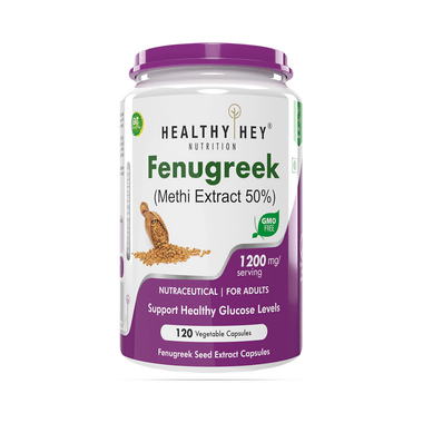 HealthyHey Fenugreek Vegetable Capsules