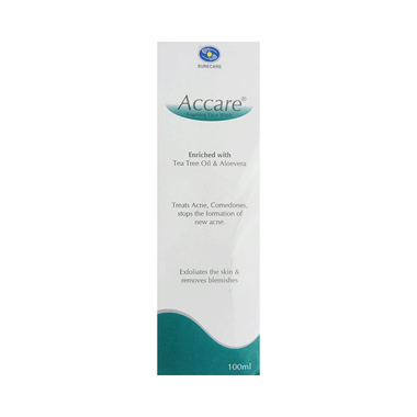 Accare Face Wash Enriched With Tea Tree Oil & Aloevera