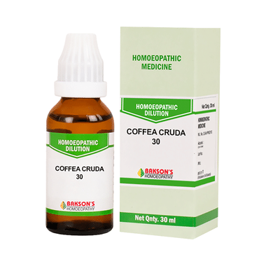 Bakson's Homeopathy Coffea Cruda Dilution 30