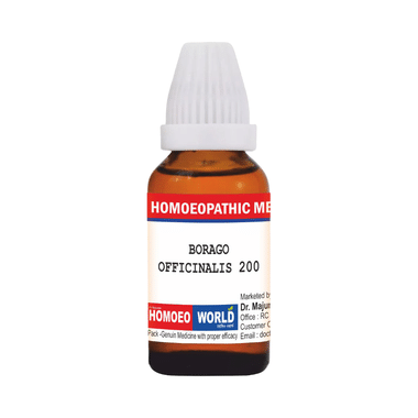 Dr. Majumder Homeo World Borago Officnialis Dilution(30ml Each) 200