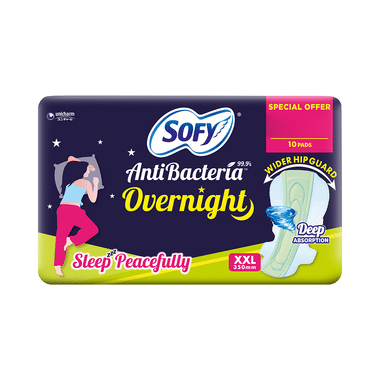 Sofy Anti Bacteria Sanitary Pads XXL Overnight