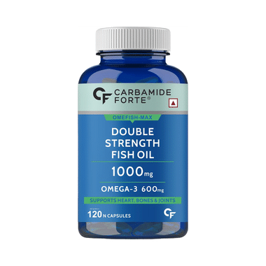 Carbamide Forte Omega 3 Fish Oil 600mg Double Strength Softgel Capsule