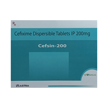 Cefsin 200 Tablet DT