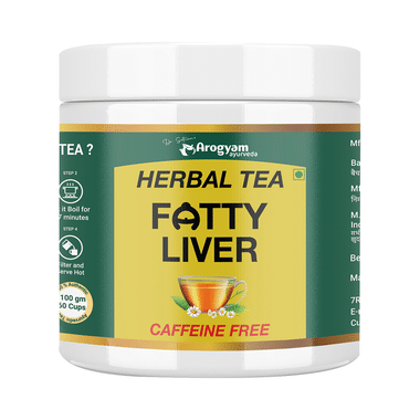 Dr. Satnam's Arogyam Ayurveda Herbal Tea for Fatty Liver Caffeine Free
