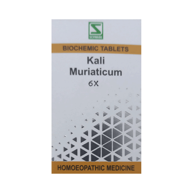 Dr Willmar Schwabe India Kali Muriaticum Biochemic Tablet 6X