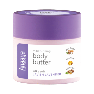 Anaaya Cosmetics Moisturising Body Butter Lavish Lavender