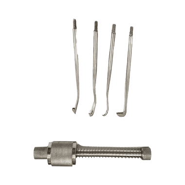 Agarwals Dental Crown Remover Set of 4 Tip Stainless Steel