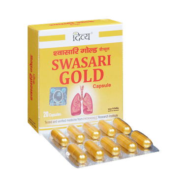 Patanjali Divya Swasari Gold Capsule | For Respiratory Care