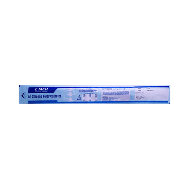 L Med 100% Silicone Foley Ballon 2 Way Catheter 6 FR