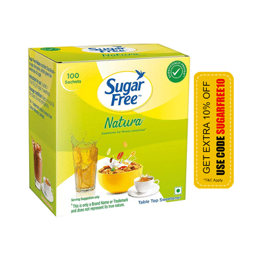 Sugar Free Natura Low Calorie Sucralose Sweetener | Sachet