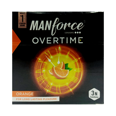 Manforce Overtime Condom | Flavour Orange