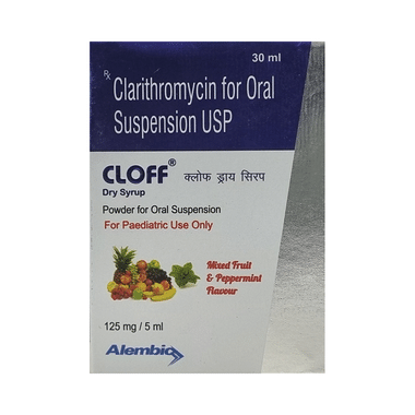 Cloff Dry Syrup Mixed Fruit and peppermint