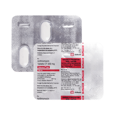 Zithrolect 500 Tablet