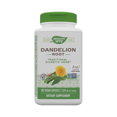 Nature's Way Dandelion Root 525mg Vegetarian Capsule