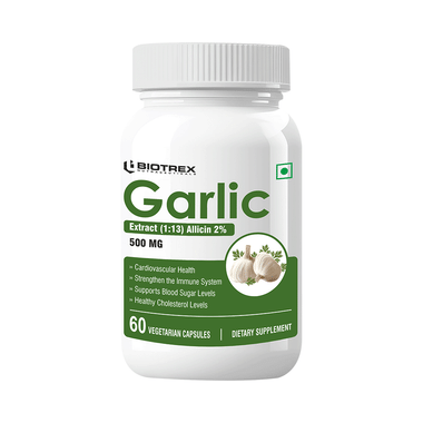 Biotrex Garlic 500mg Capsule