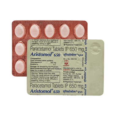 Aristomol 650mg Tablet
