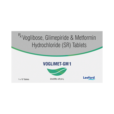 Voglimet GM 1mg/500mg/0.2mg Tablet SR