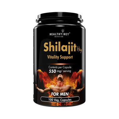 HealthyHey Shilajit Hey Veg Capsule