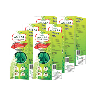 Jiwadaya Adulsa Cough Syrup (100ml Each)